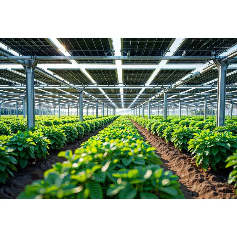 ລະບົບເຮືອນແກ້ວແສງອາທິດ Agrivoltaic