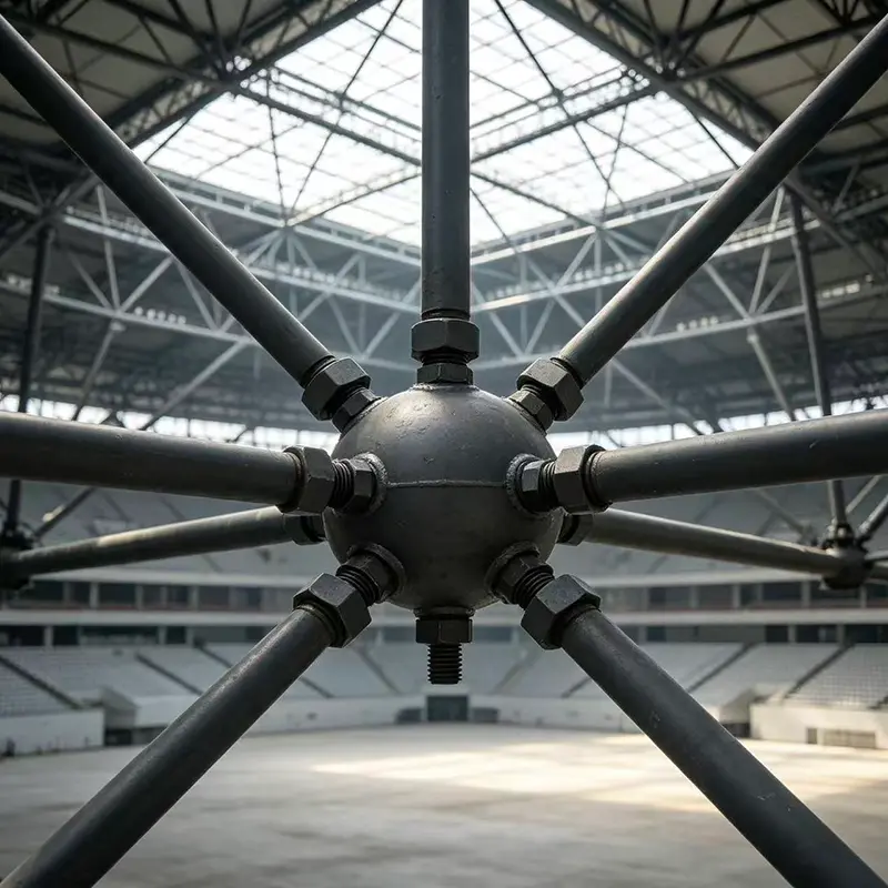 ໂຄງສ້າງເຫຼັກກ້າ Space Frame ສໍາລັບສະຖານທີ່ຂະຫນາດໃຫຍ່